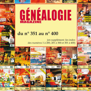Dvd-Rom N° 8 - Généalogie Magazine du n° 351 au n° 400
